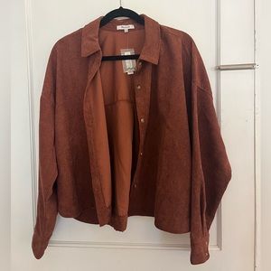 Madewell Corduroy Shacket/cardigan